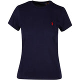 Camiseta com logo bordado