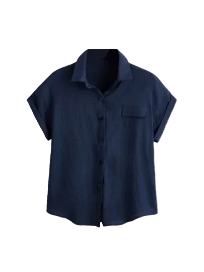 Camisa Manga Curta Versátil