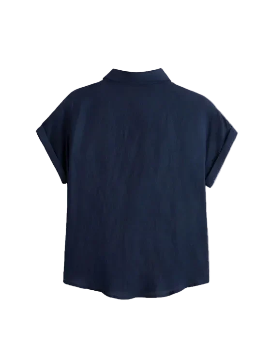 Camisa Manga Curta Versátil
