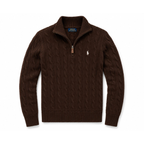 Compre 1 Leve 2 - Suéter Polo Trançado Zíper Masculino