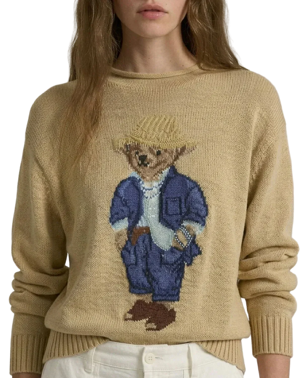 Suéter Bear RL Areia