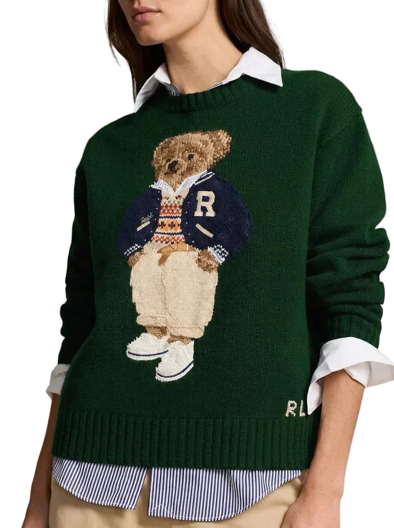 Suéter RL Bear Verde