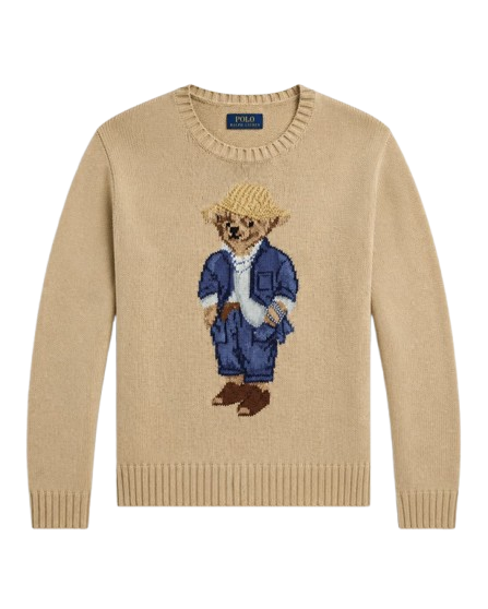 Suéter Bear RL Areia