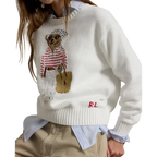 Sueter Polo Bear Branco