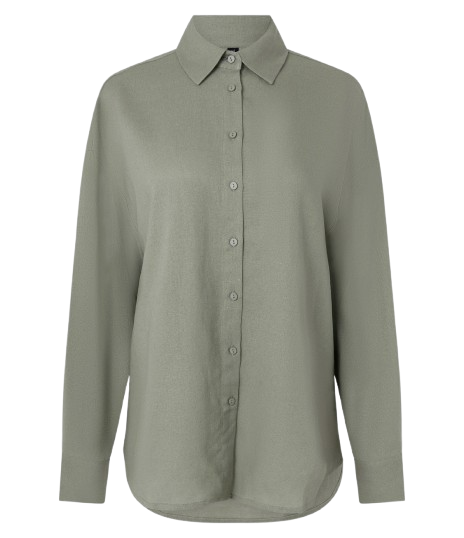 Camisa Viscolinho Manga Longa