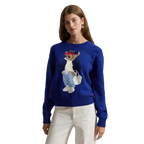 Suéter RL Bear Azul Royal
