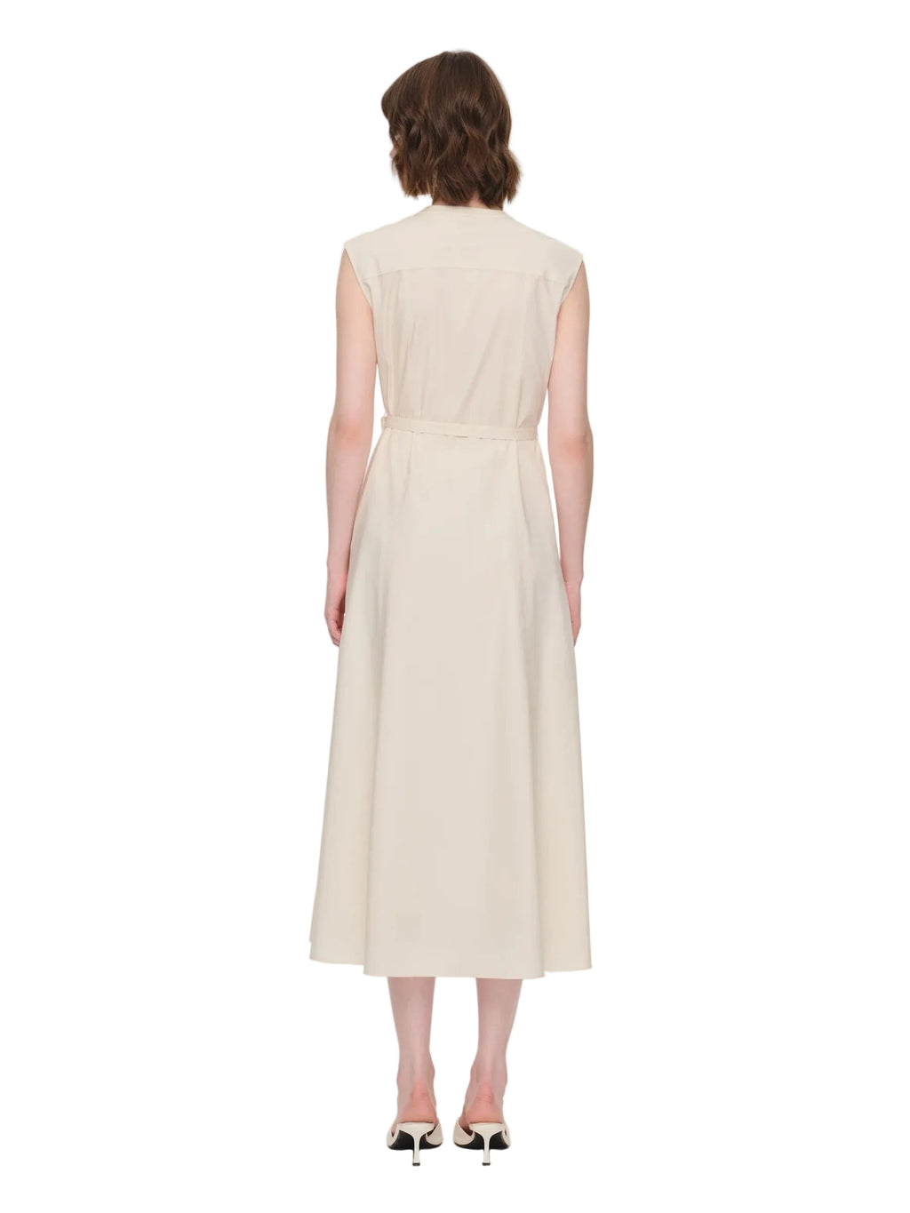 Vestido longo de algodão