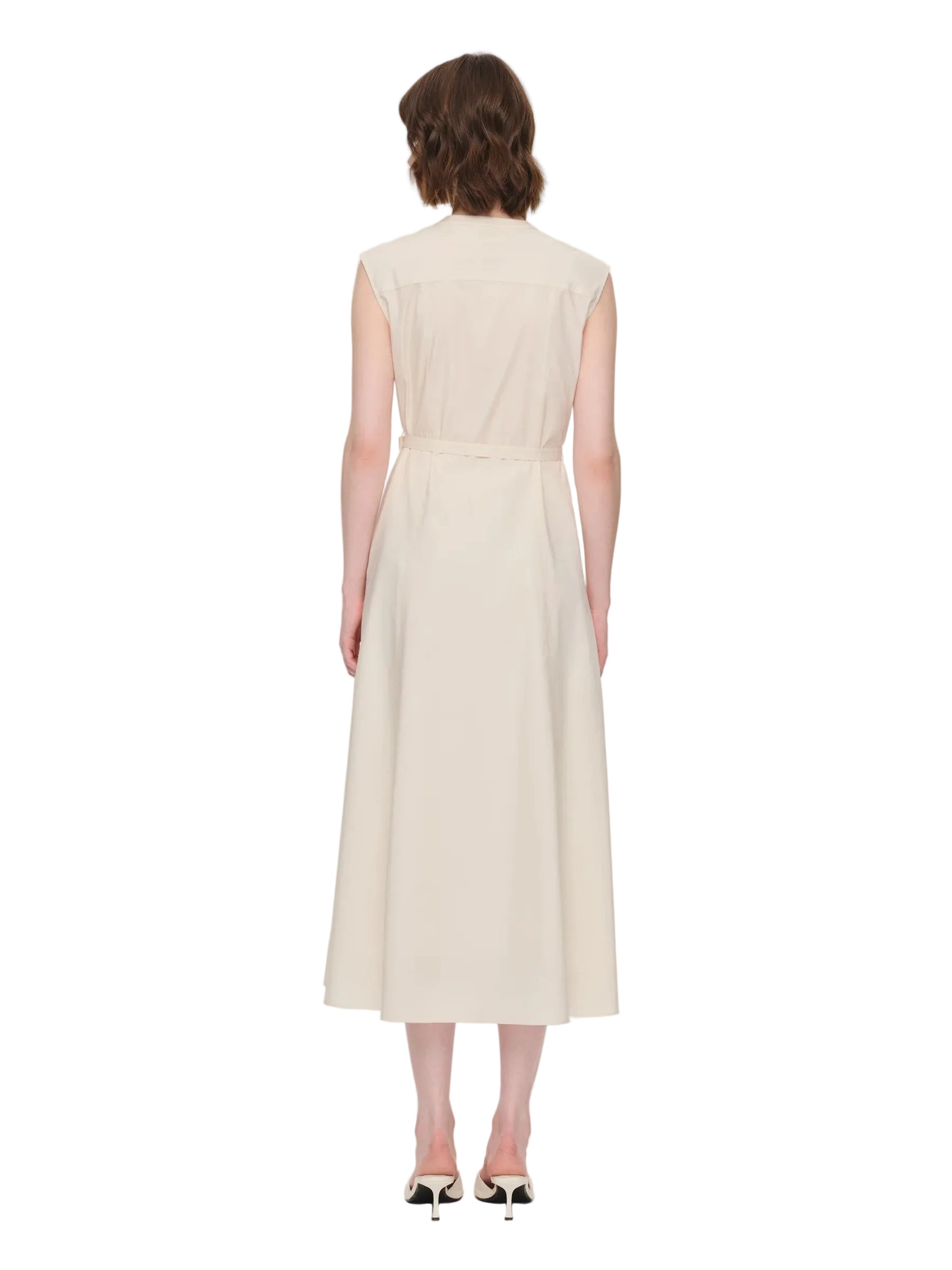 Vestido longo de algodão