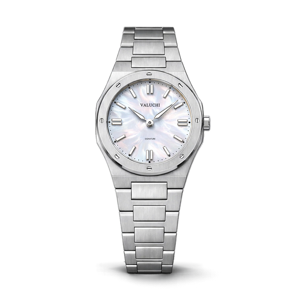 Relógio Branco Steel