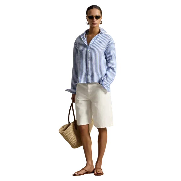 Camisa em Linho Vichy